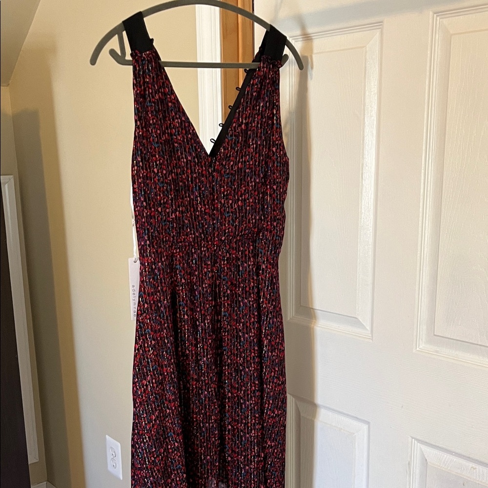 Adelyn Rae Black and Red High Low Dress - Picture 9 of 10